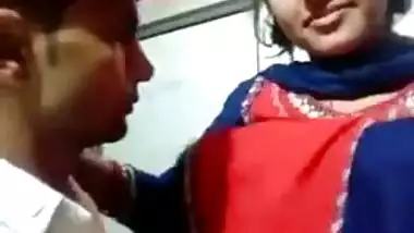 Kissing ends with hot XXX nipple-licking for the lovely Desi chick